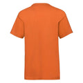 Orange - Back - Fruit Of The Loom Childrens-Kids Unisex Valueweight Short Sleeve T-Shirt (Pack of 2)