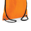 Orange - Back - BagBase Budget Water Resistant Sports Gymsac Drawstring Bag (11 Litres) (Pack of 2)