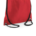 Red - Back - BagBase Budget Water Resistant Sports Gymsac Drawstring Bag (11 Litres) (Pack of 2)