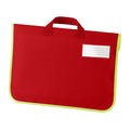 Classic Red - Back - Quadra Enhanced-Vis Book Bag - 4 Litres (Pack of 2)