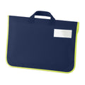 French Navy - Back - Quadra Enhanced-Vis Book Bag - 4 Litres (Pack of 2)