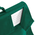 Bottle Green - Back - Quadra Junior Book Bag With Strap (Pack of 2)