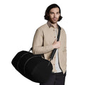 Vintage Black - Back - Quadra Vintage Canvas Holdall Duffle Bag - 45 Litres (Pack of 2)