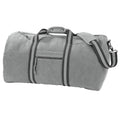 Vintage Light Grey - Front - Quadra Vintage Canvas Holdall Duffle Bag - 45 Litres (Pack of 2)