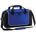 Bright Royal-Black-White - Front - Quadra Teamwear Locker Duffle Bag (30 Litres) (Pack of 2)