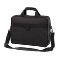 Black - Back - Quadra Executive Digital Office Bag (17inch Laptop Compatible) (Pack of 2)