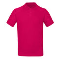 Raspberry Sorbet - Front - B&C Mens Inspire Polo (Pack of 2)