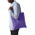 Purple - Back - Westford Mill Promo Bag For Life - 10 Litres (Pack Of 2)