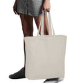 Natural - Back - Quadra Canvas Classic Shopper Bag - 19 Litres (Pack of 2)