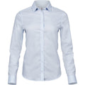 Light Blue - Front - Tee Jays Womens-Ladies Luxury Stretch Shirt