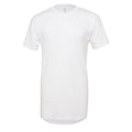 White - Front - Bella + Canvas Mens Long Body Urban Tee