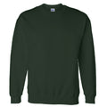 White - Side - Gildan DryBlend Adult Set-In Crew Neck Sweatshirt (13 Colours)