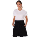 Black - Front - Dennys Adults-Unisex Originals Waist Apron With Pocket