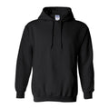 Black - Front - Gildan Heavy Blend Adult Unisex Hooded Sweatshirt - Hoodie