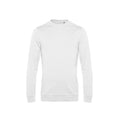 White - Front - B&C Mens Set In Sweatshirt