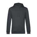 Asphalt - Front - B&C Mens Organic Hooded Sweater