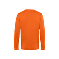 Pure Orange - Back - B&C Mens Organic Crew Neck Sweat