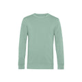 Sage - Front - B&C Mens Organic Crew Neck Sweat