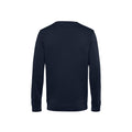 Navy Blue - Back - B&C Mens Organic Crew Neck Sweat