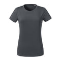 Aluminium Grey - Front - Russell Womens-Ladies Heavyweight Short-Sleeved T-Shirt