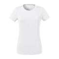 White - Front - Russell Womens-Ladies Heavyweight Short-Sleeved T-Shirt