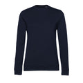 Navy - Front - B&C Womens-Ladies Set-in Sweatshirt