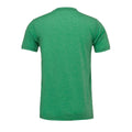 Kelly Green Heather - Back - Bella + Canvas Unisex Adult T-Shirt