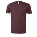 Maroon Heather - Front - Bella + Canvas Unisex Adult T-Shirt