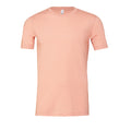 Peach Heather - Front - Bella + Canvas Unisex Adult T-Shirt