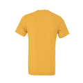 Golden Yellow Heather - Back - Bella + Canvas Unisex Adult T-Shirt