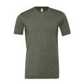 Military Green Heather - Front - Bella + Canvas Unisex Adult T-Shirt