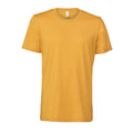 Mustard Yellow Heather - Front - Bella + Canvas Unisex Adult T-Shirt