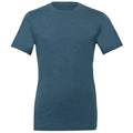 Deep Teal Heather - Front - Bella + Canvas Unisex Adult T-Shirt