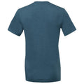 Deep Teal Heather - Back - Bella + Canvas Unisex Adult T-Shirt