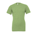 Green Heather - Front - Bella + Canvas Unisex Adult T-Shirt