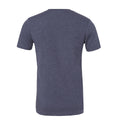 Navy Heather - Back - Bella + Canvas Unisex Adult T-Shirt