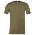 Olive Heather - Front - Bella + Canvas Unisex Adult T-Shirt