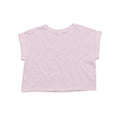 Soft Pink - Front - Mantis Womens-Ladies Crop Top