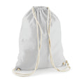 White - Front - Westford Mill Drawstring Bag