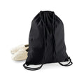 Black - Back - Westford Mill Drawstring Bag