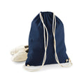 French Navy - Back - Westford Mill Drawstring Bag