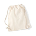 Natural - Front - Westford Mill Drawstring Bag