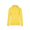 Blazing Yellow - Front - B&C Womens-Ladies Organic Hoodie