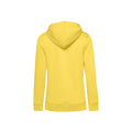 Blazing Yellow - Back - B&C Womens-Ladies Organic Hoodie