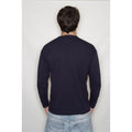 Deep Navy - Side - Fruit of the Loom Mens Iconic 150 Classic Long-Sleeved T-Shirt