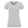 Zinc - Front - Fruit of the Loom Girls Iconic 150 T-Shirt