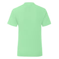 Mint - Back - Fruit of the Loom Girls Iconic 150 T-Shirt