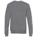 Carbon Grey Heather - Side - Bella + Canvas Unisex Adult Fleece Drop Shoulder Sweatshirt