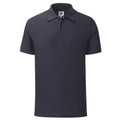 Deep Navy - Front - Fruit of the Loom Mens Tailored Polo Shirt