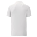 White - Back - Fruit of the Loom Mens Tailored Polo Shirt